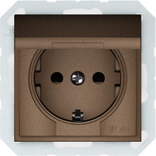 SOCKET IP44 MOCHA...