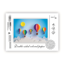 Spalvotas dvipusis popierius SMLT, A4, 8 lapų Spalvotas dvipusis popierius SMLT, A4, 8 lapų