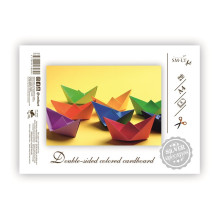 COLOUR DOUBLE-SIDED CARDBOARD 8 SHEETS COLOUR DOUBLE-SIDED CARDBOARD 8 SHEETS