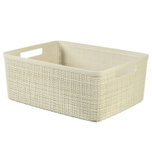 Daiktadėžė CURVER JUTE, 12 l, kreminė, 36×28×15 cm Daiktadėžė CURVER JUTE, 12 l, kreminė, 36×28×15 cm