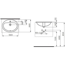 Praustuvė LAUFEN PRO, 560×460 mm Praustuvė LAUFEN PRO, 560×460 mm