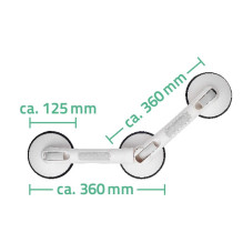ANGLED TRAVEL SUCTION GRAB BAR ROB L ANGLED TRAVEL SUCTION GRAB BAR ROB L