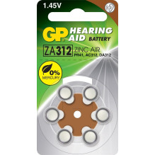 ZA312F-D6 ZINC AIR BUTTON...