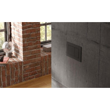 Tecenow toilet push plate matte black