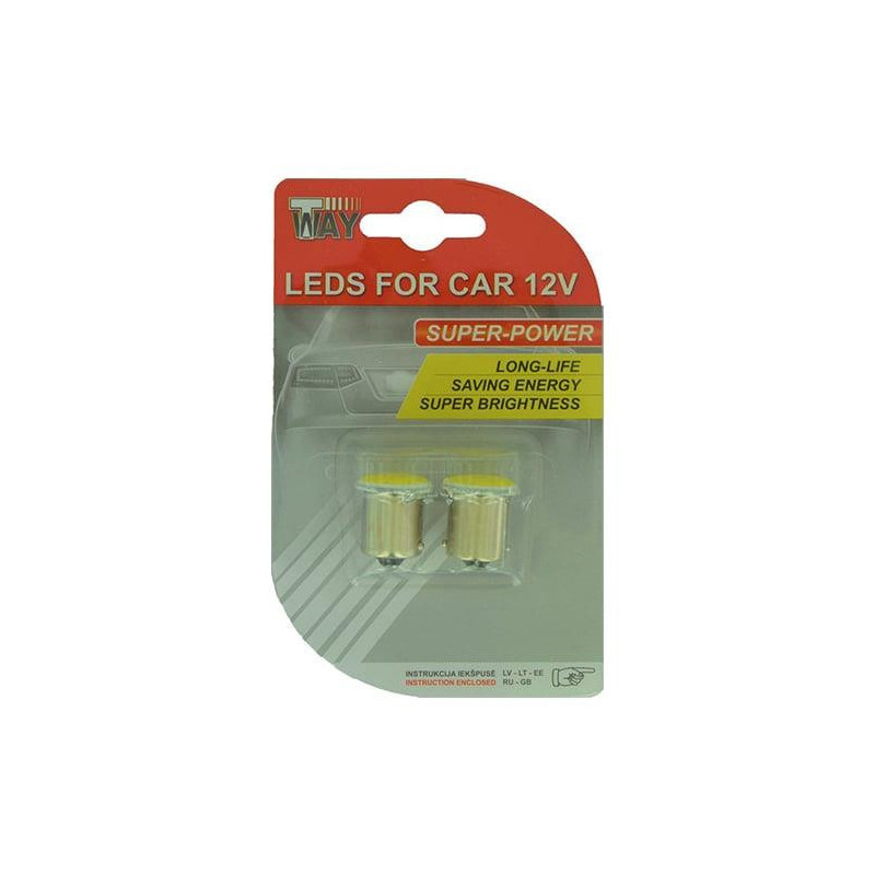 AutoDuals SMD-LED COB Light Bulb White 2pcs