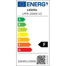 LED PANEL LPFR-20WN V2 20W LED 4000K