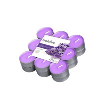 Candle, aromatic Bolsius Lavender, 4 h, 18 pcs