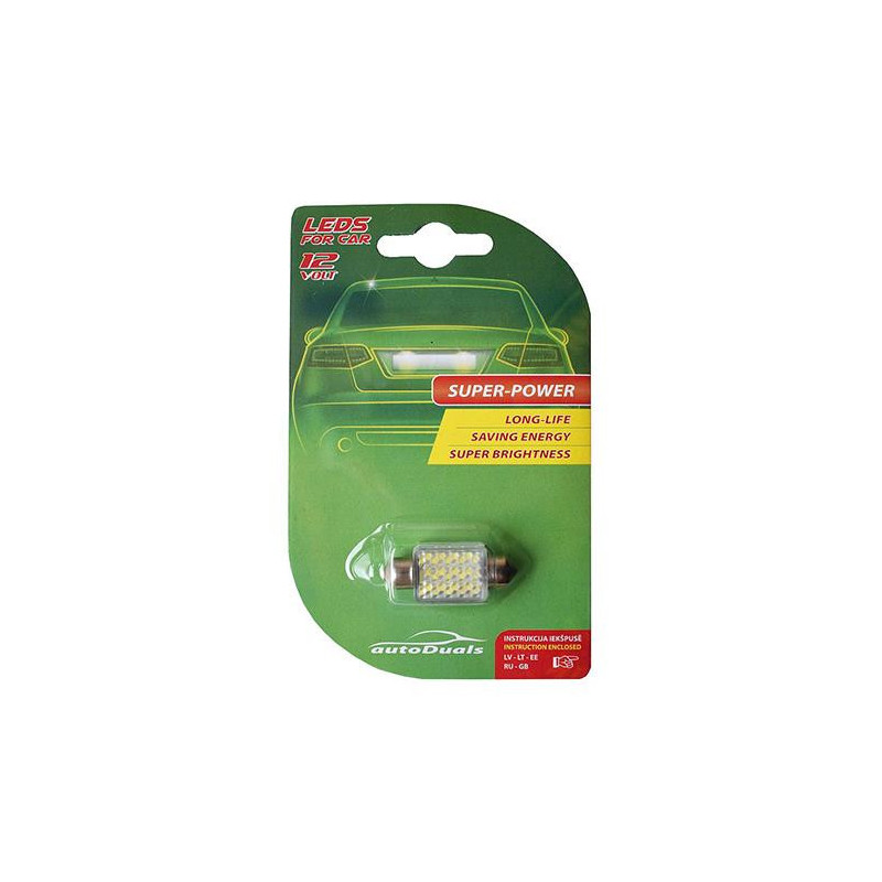 AutoDuals 27SMD-LED 3D 36mm Light Bulb