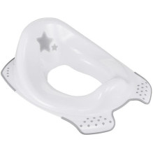 Toilet training seat Stars, with anti-slip function, white Toilet training seat Stars, with anti-slip function, white