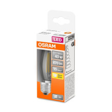 BULB OSRAM LED FILAMENT, B35, E27, 3.4 / 4W, 470LM, 2700K BULB OSRAM LED FILAMENT, B35, E27, 3.4 / 4W, 470LM, 2700K