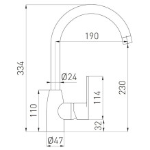 Virtuvinis maišytuvas Cordoba BCD4 Virtuvinis maišytuvas Cordoba BCD4