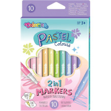 Double sided pastel markers...