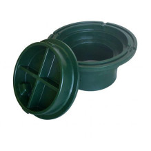 Inspection cover 160PE-G 3t green