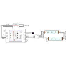 REMOTE CONTROL LED RGB 12VDC 3X2A 72W REMOTE CONTROL LED RGB 12VDC 3X2A 72W