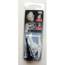 ANCHOR DRYWALL 7.4X28 NAILON 4 PCS ANCHOR DRYWALL 7.4X28 NAILON 4 PCS