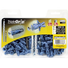 ANCHOR DRYW TRIPLE 5X32 PLAST BLU 70 PCS ANCHOR DRYW TRIPLE 5X32 PLAST BLU 70 PCS