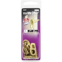 HOOK DRYWAL SCREW 10.5X27 BRASS 4 PCS HOOK DRYWAL SCREW 10.5X27 BRASS 4 PCS
