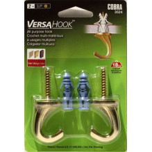 HOOK VERSA 6X66 BRASS 2 PCS