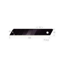 Laužomos geležtės TAJIMA CB50RB 18mm,10 vnt. Laužomos geležtės TAJIMA CB50RB 18mm,10 vnt.