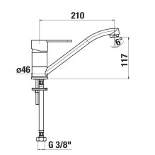 LYRA S SINK SWIVEL SPOUT H3511Z10042301 LYRA S SINK SWIVEL SPOUT H3511Z10042301