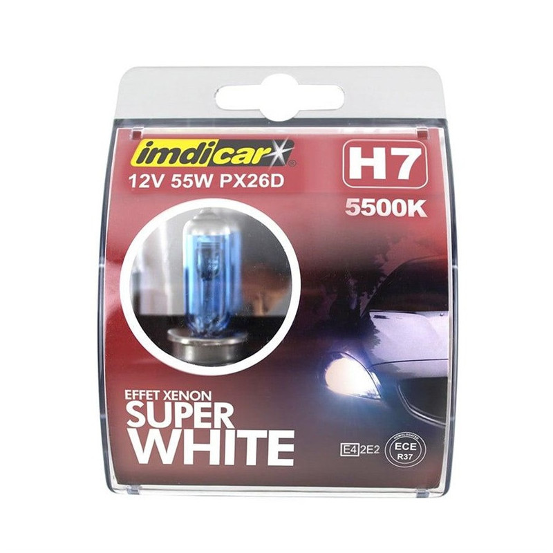 Automobilio lemputės IMDICAR H7 WHITE, 2 vnt.