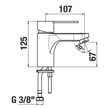 LYRA S BASIN W / O POP-UP H3111Z10041101 LYRA S BASIN W / O POP-UP H3111Z10041101