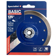 Diamond blade Specialis+, 125 mm x 22 mm x 1.2 mm