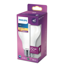 Philips LED Bulb, A67, E27, 17.5 W, 2500 lm, 2700 K