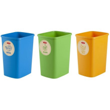 Rūšiavimo šiukšliadėžių rinkinys ECO FRIENDLY, 3 × 25 l Rūšiavimo šiukšliadėžių rinkinys ECO FRIENDLY, 3 × 25 l