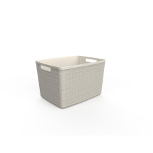 Daiktadėžė CURVER JUTE, 20 l, kreminė, 36×28×23 cm Daiktadėžė CURVER JUTE, 20 l, kreminė, 36×28×23 cm