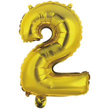 MINI NUMBER 2 GOLD FOIL...
