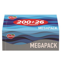 Kosmetinės servetėlės RUTA MEGAPACK, 2 sl., 226 vnt.