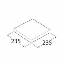 Lentyna Velano 65057 FS BI24 / 24, ąžuolo, 235 x 38 x 235 mm Lentyna Velano 65057 FS BI24 / 24, ąžuolo, 235 x 38 x 235 mm