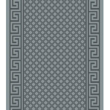 Carpet runner Alfa, grey 80 cm