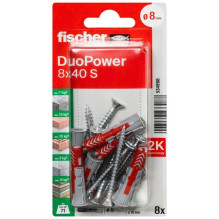 Pin Fischer DuoPower, 40 mm x 8 mm, 8 Pin Fischer DuoPower, 40 mm x 8 mm, 8