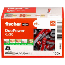 Pin Fischer DuoPower, 30 mm x 6 mm, 100 Pin Fischer DuoPower, 30 mm x 6 mm, 100