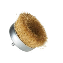 WIRE CUP BRUSH (BRASS COATED)
