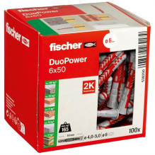 Pin Fischer DuoPower, 50 mm x 6 mm, 100 Pin Fischer DuoPower, 50 mm x 6 mm, 100