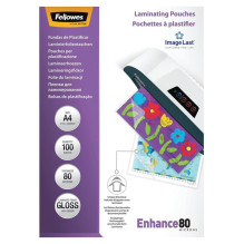 Laminavimo plėvelė Fellowes A4 80MKR 100PC