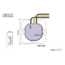 SOCKET IUK-3-01 E / B 3 4A SOCKET IUK-3-01 E / B 3 4A