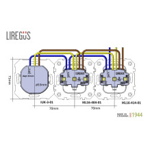 SOCKET IUK-3-01 E / B 3 4A SOCKET IUK-3-01 E / B 3 4A