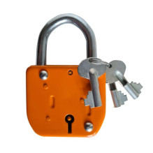 PAD LOCK LOTE 3 KEYS ORANGE