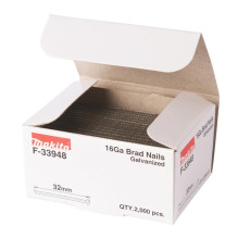 Vinys Dailylentėms Makita 16 GA F-33948, 32 mm x 1.6 mm Vinys Dailylentėms Makita 16 GA F-33948, 32 mm x 1.6 mm