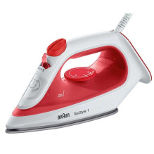 Iron TexStyle 1 SI1019RD, white / red Braun