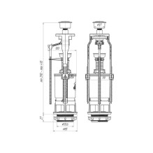 LOWER MECHANISM METALLIC BUTTON LOWER MECHANISM METALLIC BUTTON