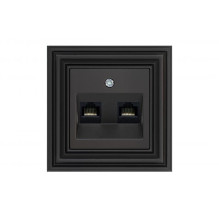IKL-002-01.R / ON59 COMPUTER SOCKET 2XRJ45
