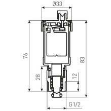 Nuorinimo vožtuvas FERRO 1 / 2", automatinis, išardomas Nuorinimo vožtuvas FERRO 1 / 2", automatinis, išardomas