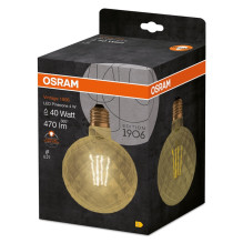 Lemputė Osram LED, G125, E27, 4.5 W, 470 lm, 2400 K Lemputė Osram LED, G125, E27, 4.5 W, 470 lm, 2400 K