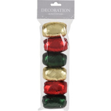 WRAPPING DECORATION SET OF 6PC
