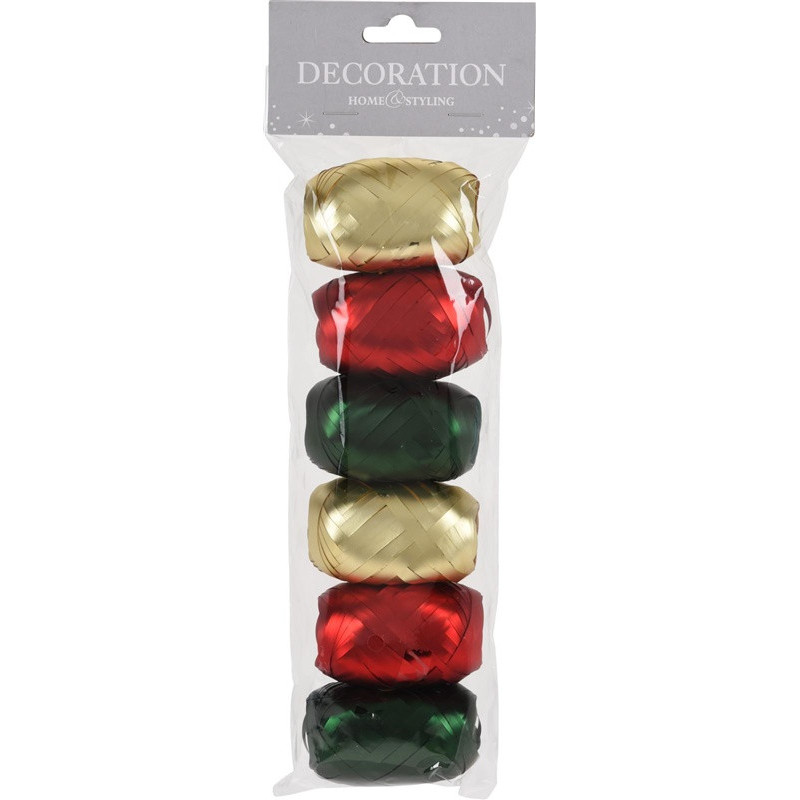 WRAPPING DECORATION SET OF 6PC